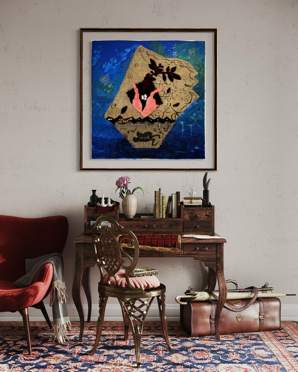 Vagabond Heart By Mengqiu Li, 31 X 31, Artwork For Sale On Artfinder