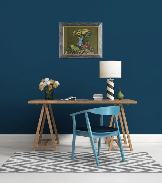 Still life with sunflowers