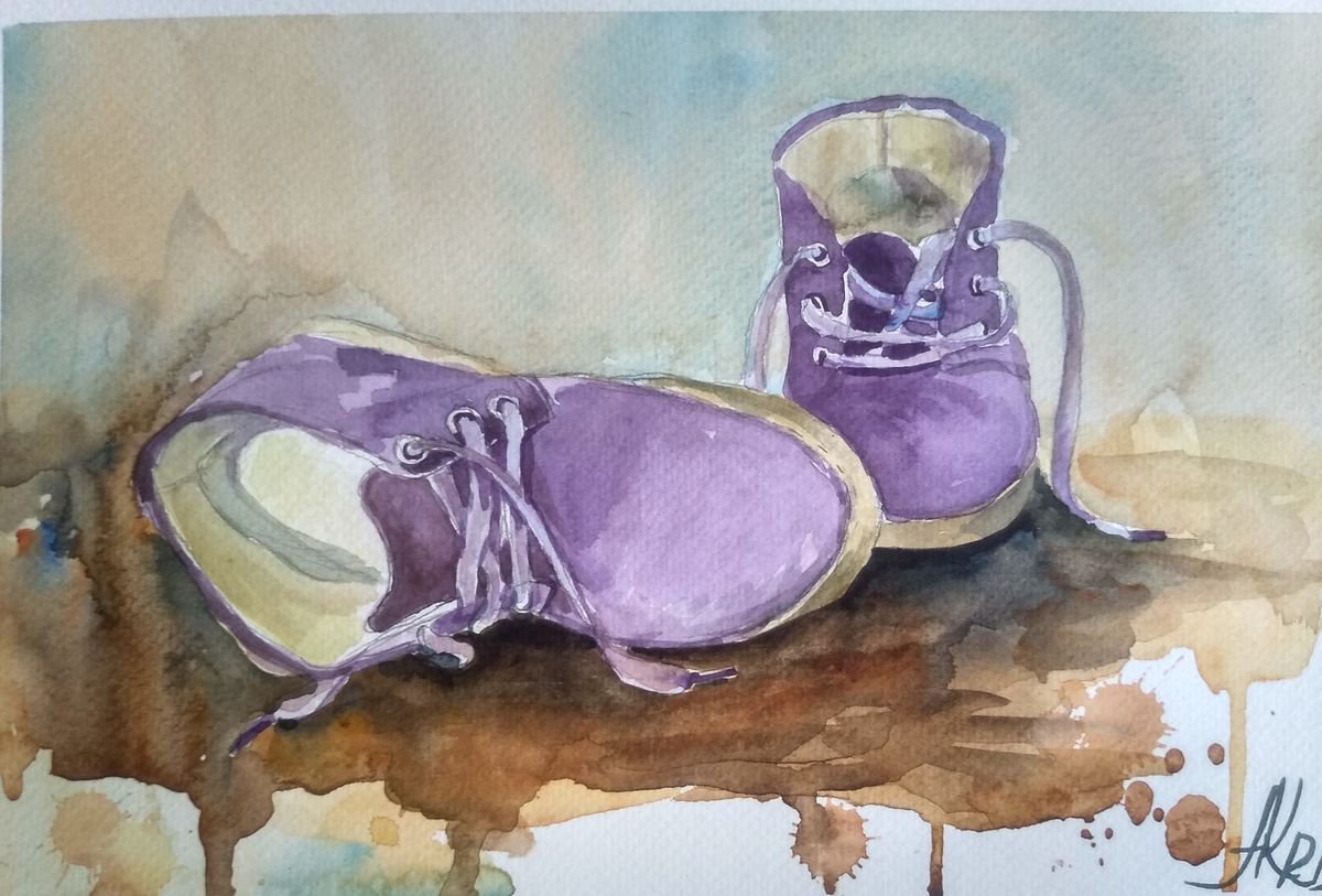 Shoes after a walk by Ann Krasikova
