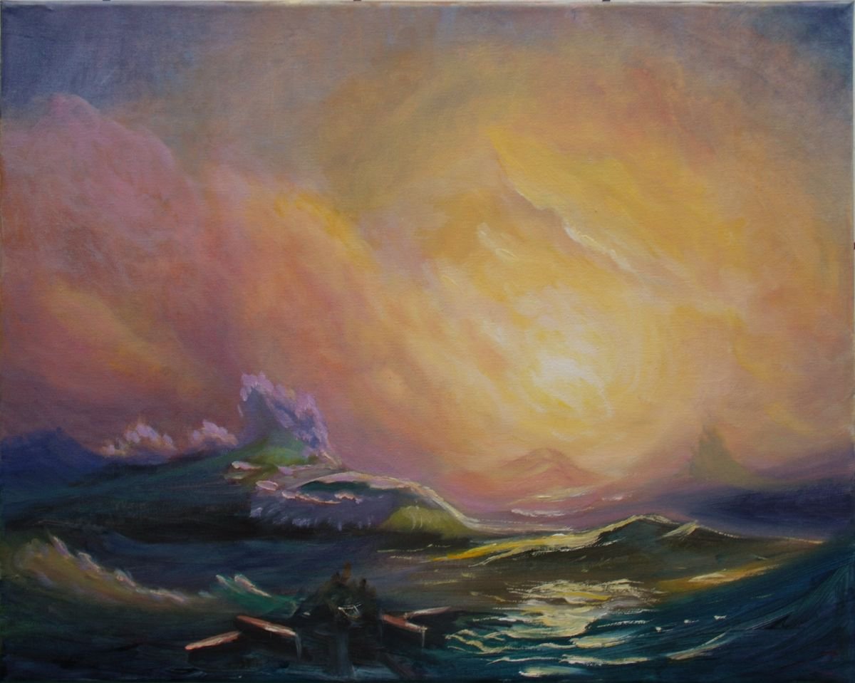 The Ninth Wave By Elena Sokolova, 20 X 16, Artwork For Sale On Artfinder