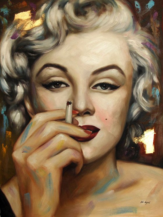Marilyn Monroe Portrait | Black Edition No.09