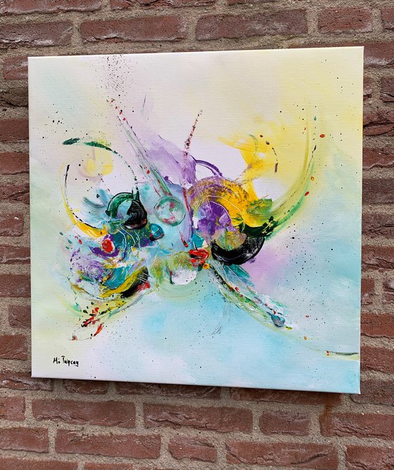 "Macho Sweety II “  abstract Painting -60x60cm