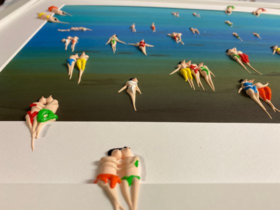 Action.3D Freedom sea. Eka Peradze Art.