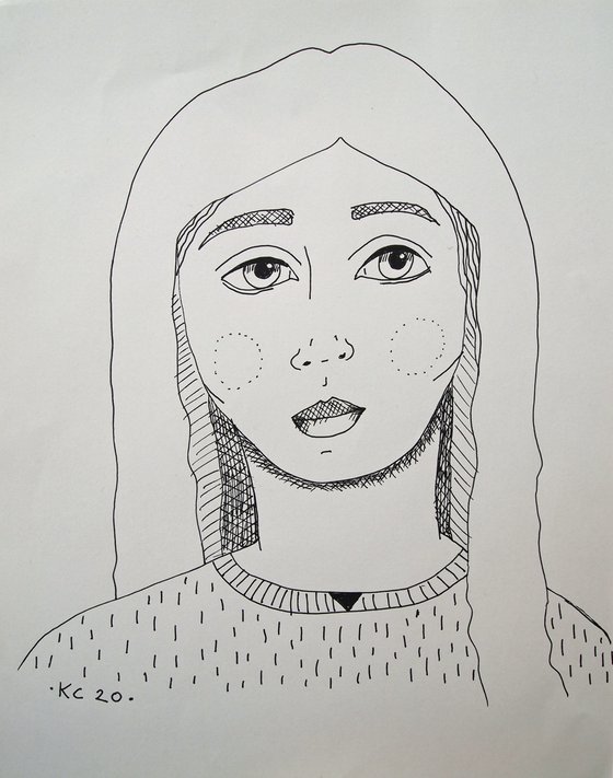Ink Portrait