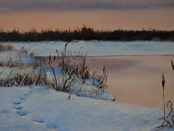 Winter Landscape Painting