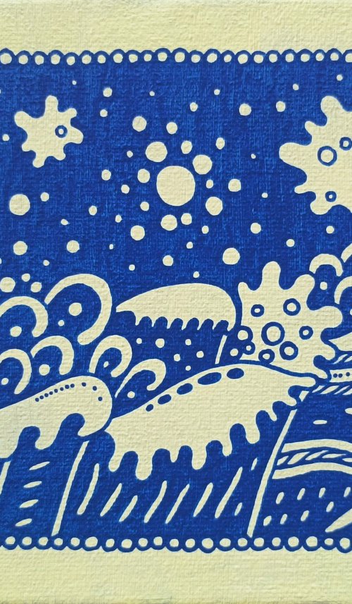 Surreal Pattern n.43 - Sea Waves by Veronika Demenko