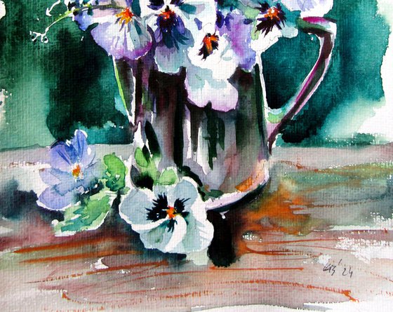 Pansy florals