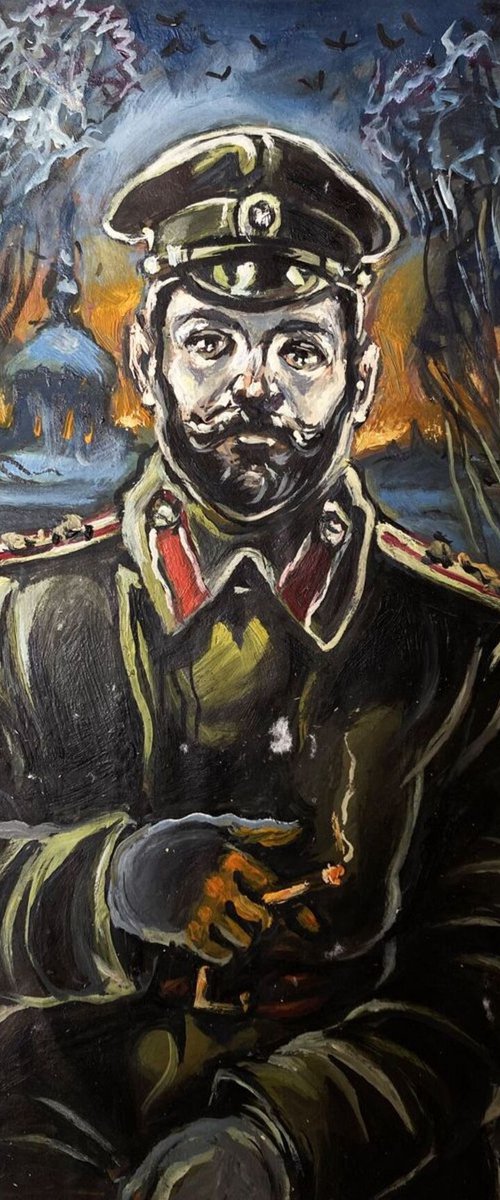 Portrait of Nicholas II by Oleg and Alexander Litvinov