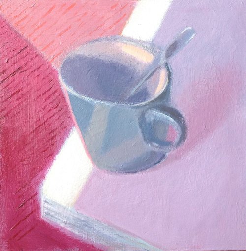 Cup of tea and ray of light by Anyck Alvarez Kerloch