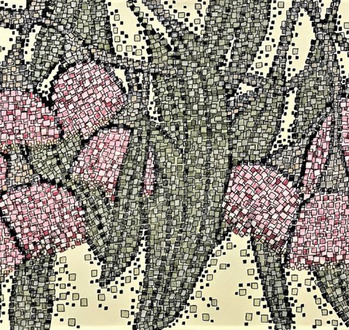 FLOWERING EUCALYPTUS - CZ21029 by Carol Zsolt