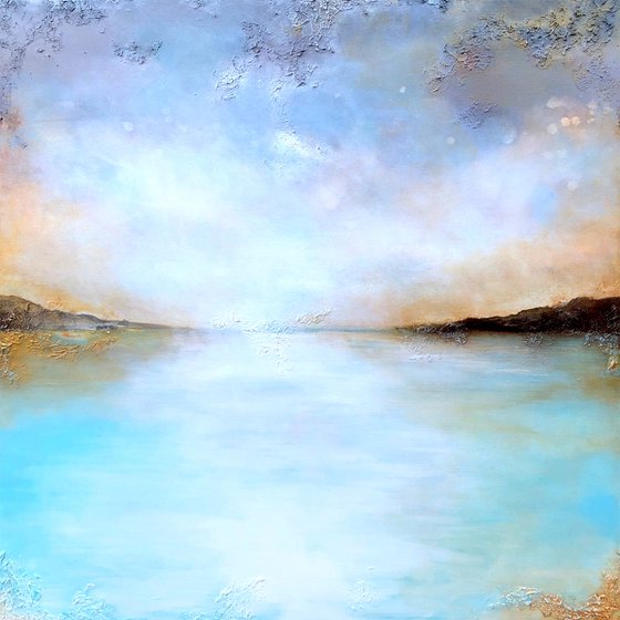 calm bay (100 x 100 cm) Dee Brown