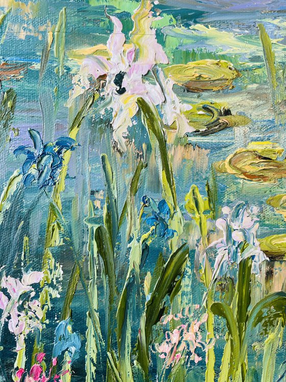 Irises at the Water's Edge