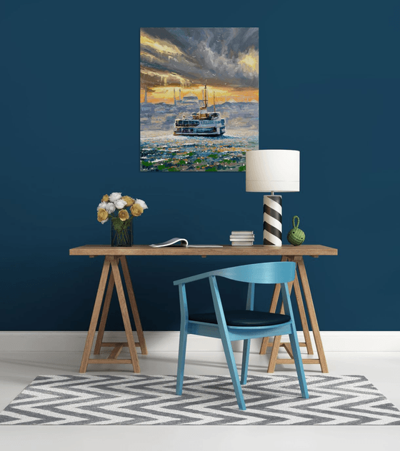 "Evening Sea Sunset"