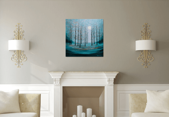 Misty Woodland Blue