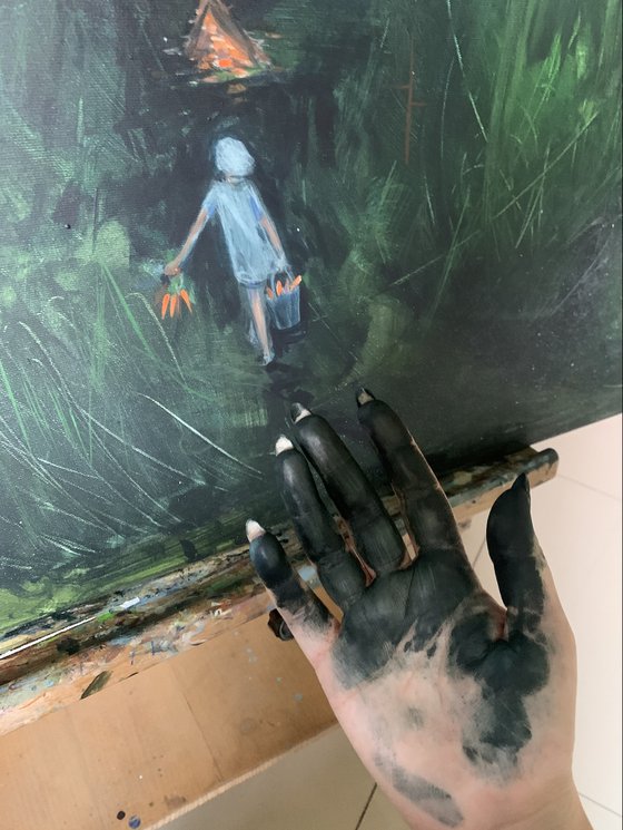 Hope Through the Thicket. 115x1115cm