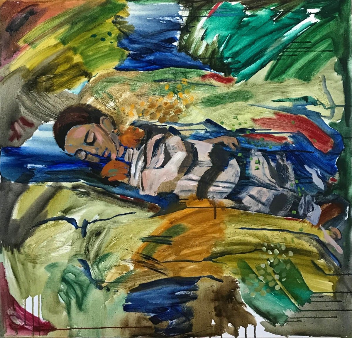 Expressive Oil Painting , Dream By Natalia Matveeva, 31 X 31, Artwork For Sale On Artfinder