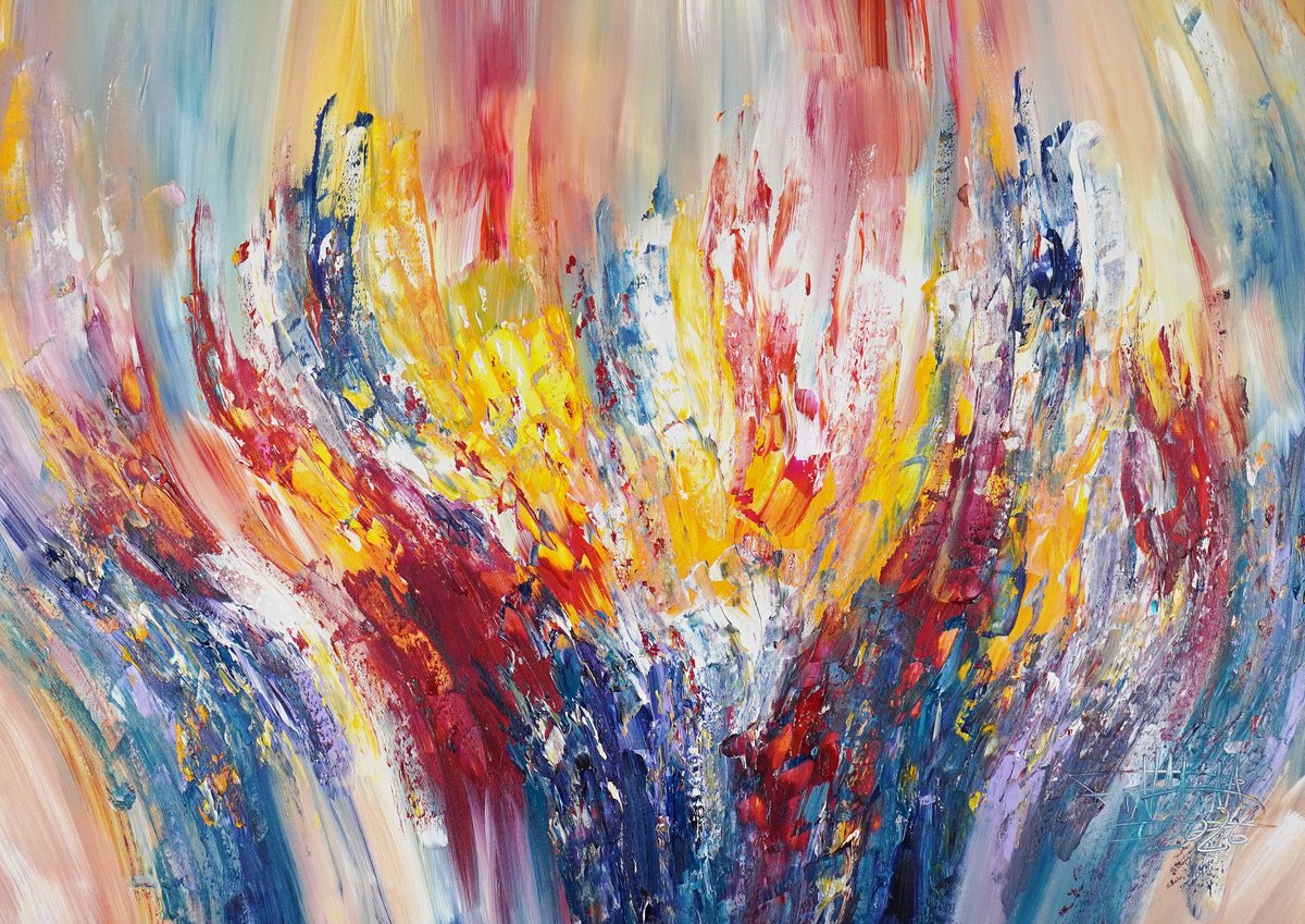 Celebrate Every Day M 1 By Peter Nottrott, 47 X 33, Artwork For Sale On Artfinder