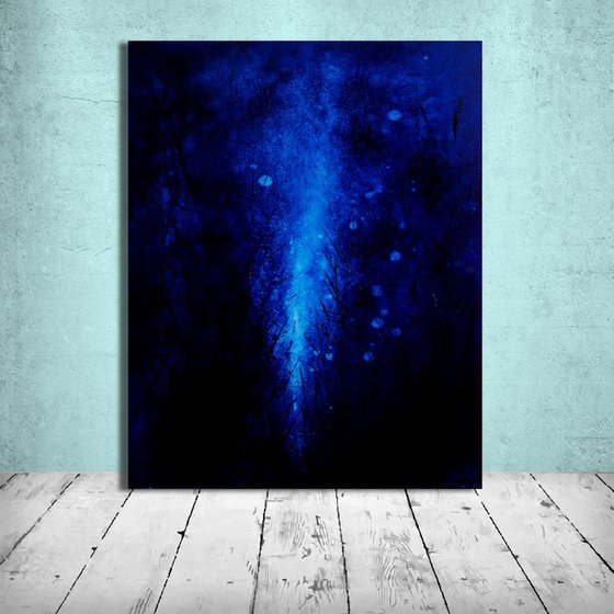 Deeper Blue (100 x 80 cm) XL oil (40 x 32 inches)