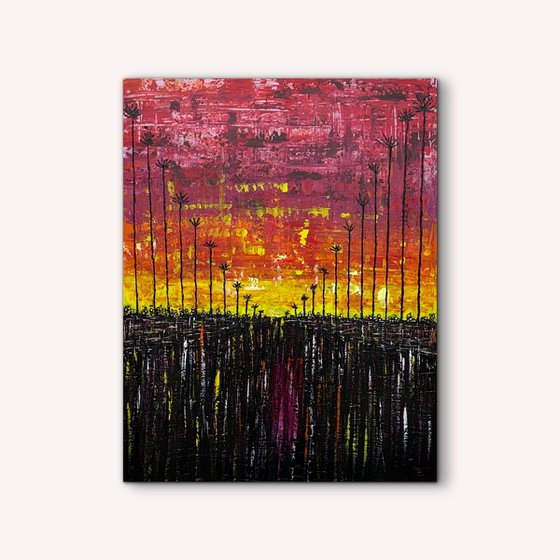 Where the sky burns