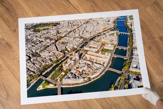 Île de la Cité, Paris, with the Norte-Dame