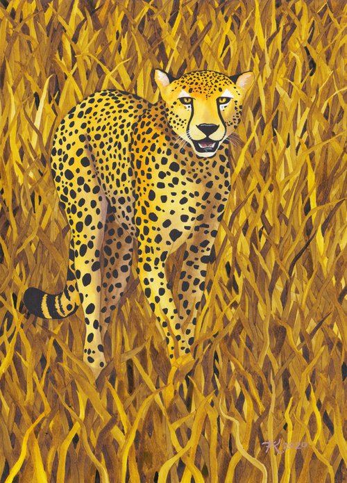 Jungle Cat 10 by Terri Smith
