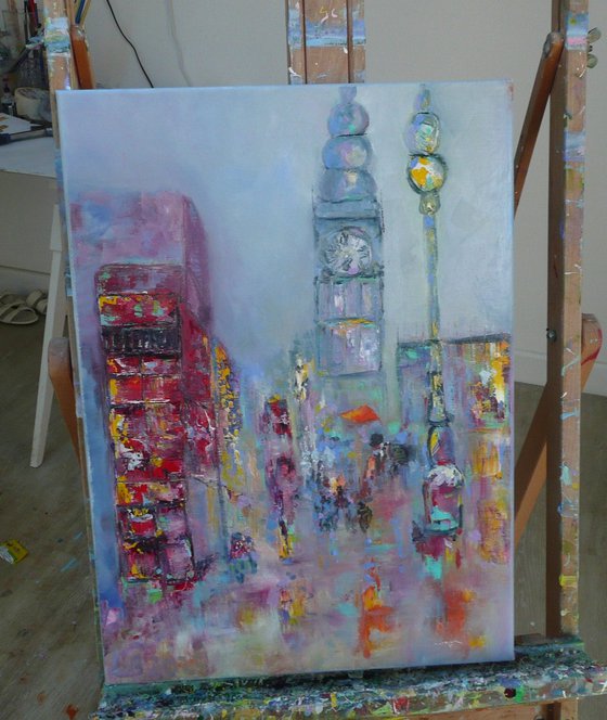 Londoners in the Rain