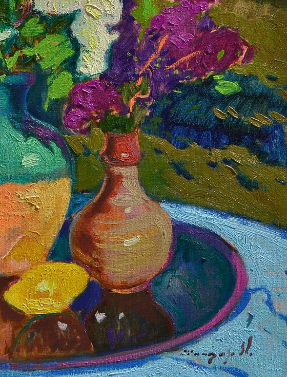 Lilac in Ceramics