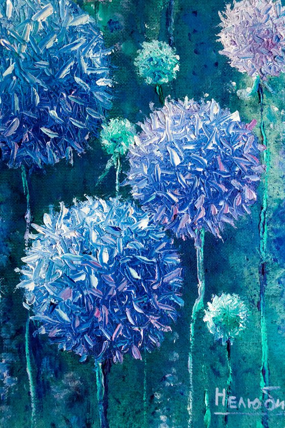 Blue flowers