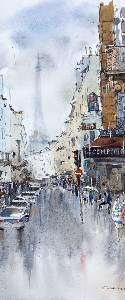 On the streets of Paris #5 by Eugenia Gorbacheva