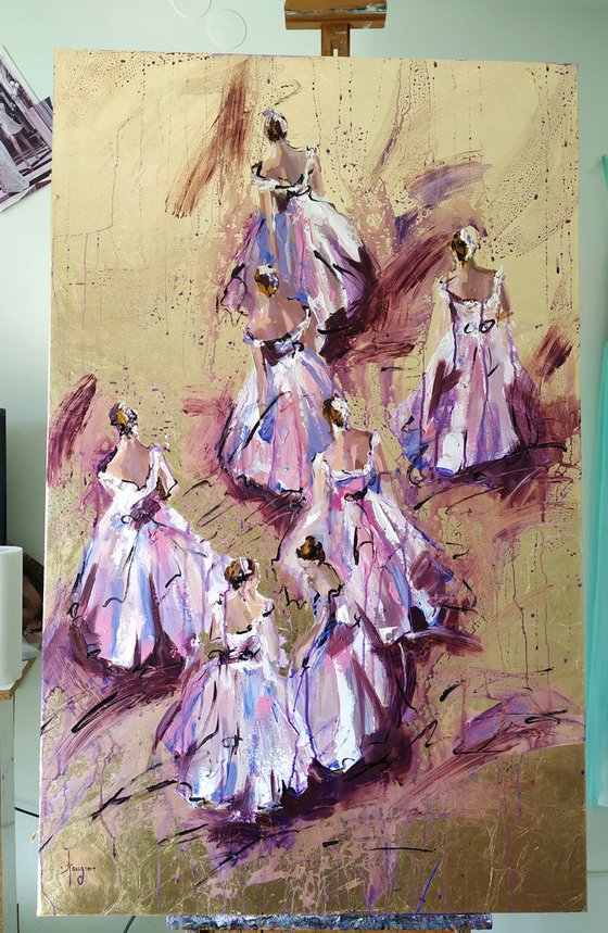 The Song Within II  Ballerina painting-Ballet painting