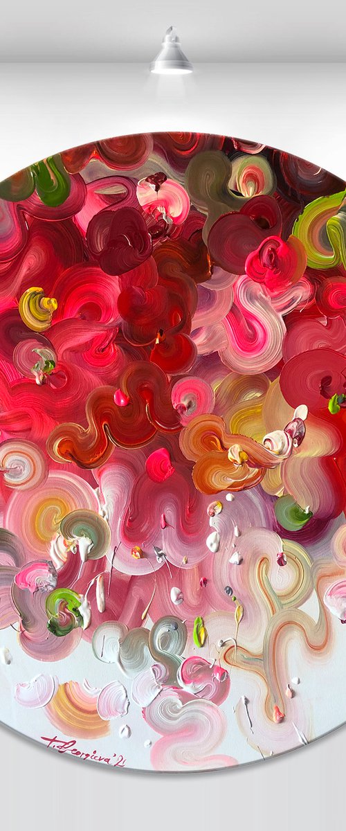'Tempest' - 30x30” by Tatiana Georgieva