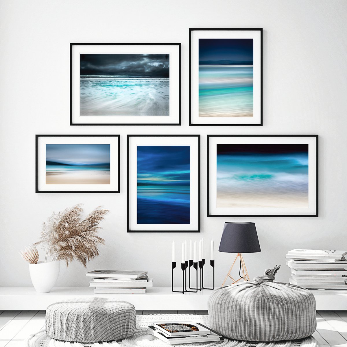 Hebridean Sea Charm - Gallery Wall Set of Prints by Lynne Douglas