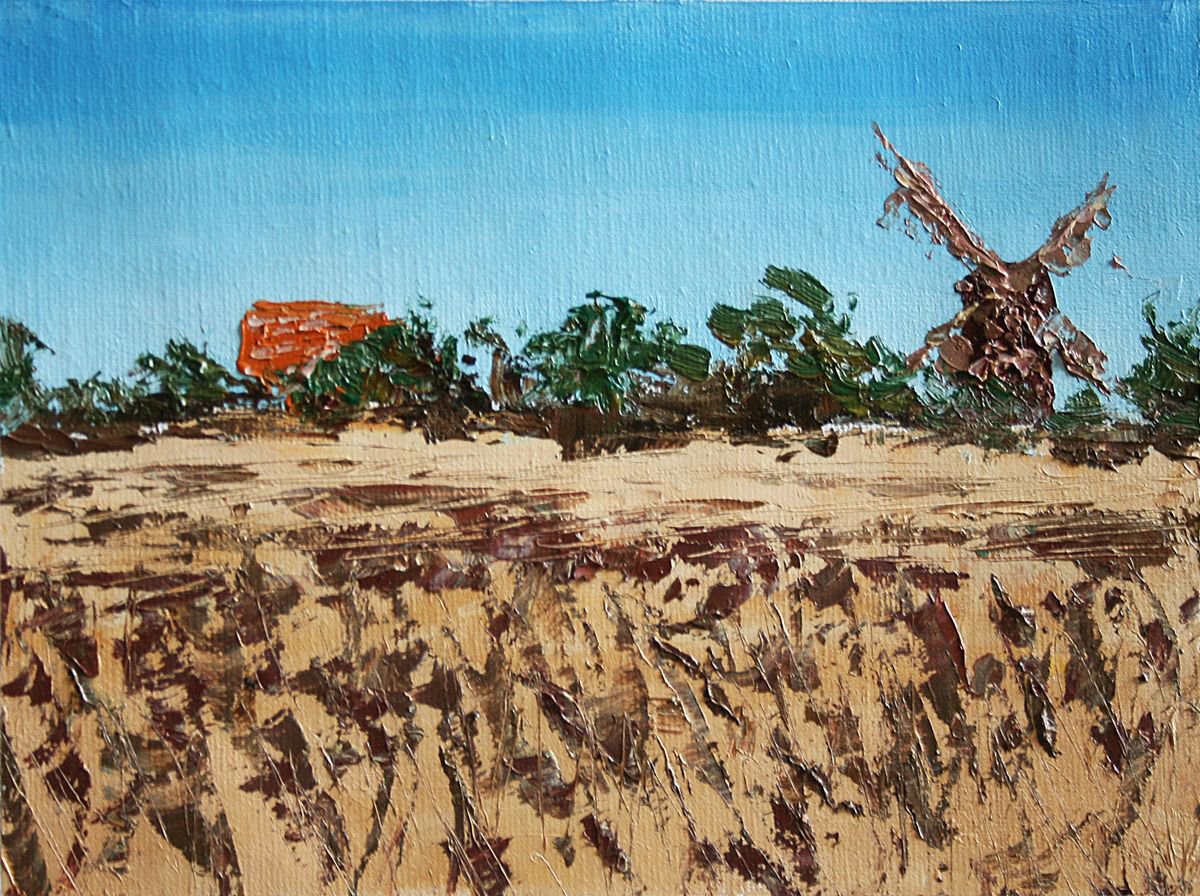 Expressive Oil Painting , Wandering Wind By Salana Art / Svetlana Samovarova, 7 X 5, Artwork For Sale On Artfinder