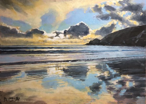 Cloud Reflections, Praa Sands