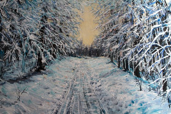 Frosty day before Christmas