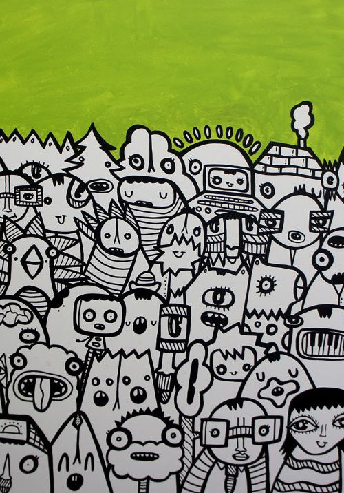 A World Sized Village by Kev Munday