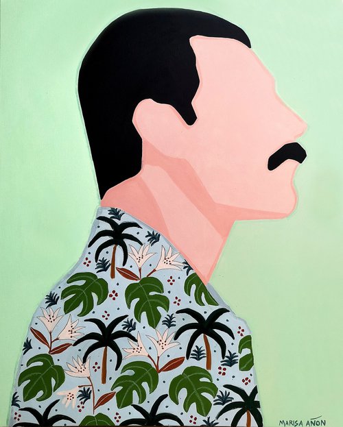 Freddie Portrait with a shirt V by Marisa Añón
