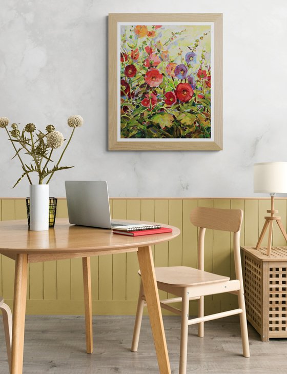 "Bright colors of summer"