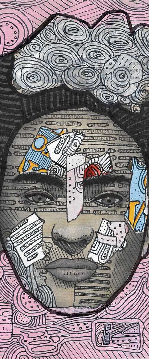 Portrait of Frida Kahlo #91 by Pavel Kuragin