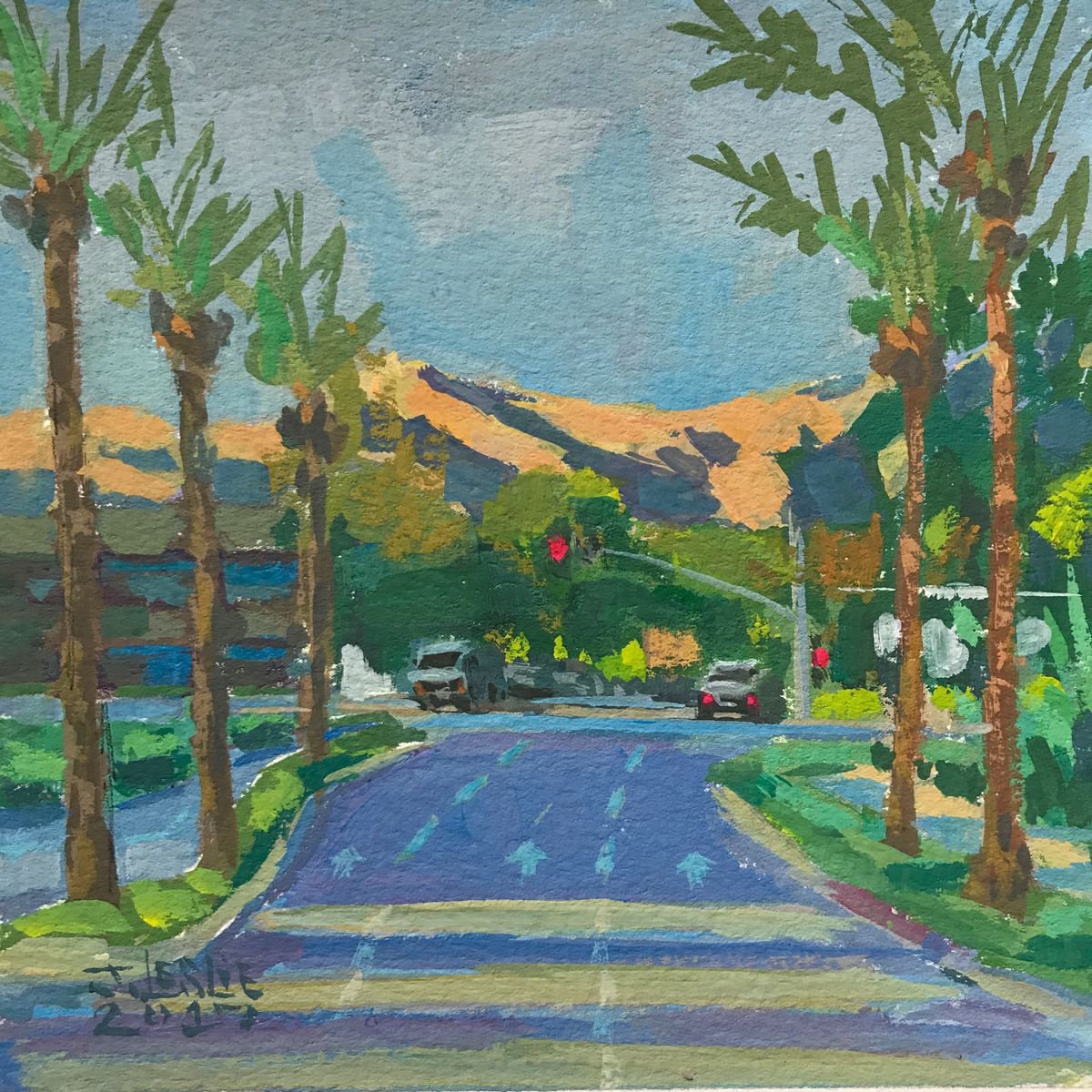 Impressionistic Painting , Valpareda & Empire By Jimmy Leslie, 10 X 10, Artwork For Sale On Artfinder