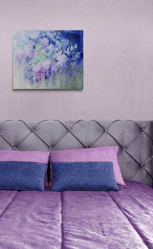 Spring Will Come, Wisteria Will Blossom Again by Oksana Siciliana