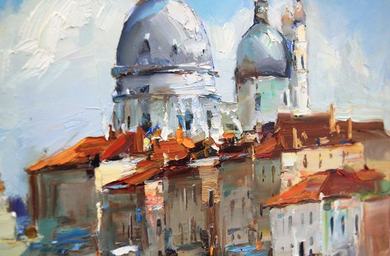 "Cathedral of Santa Maria della Salute. Venice"