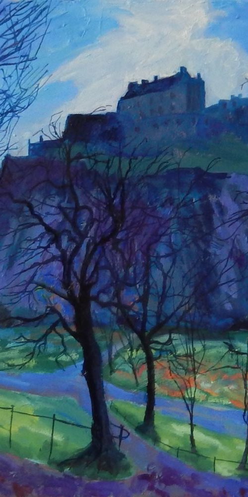 Edinburgh Castle, Early Spring, 2016 by Stephen Howard Harrison