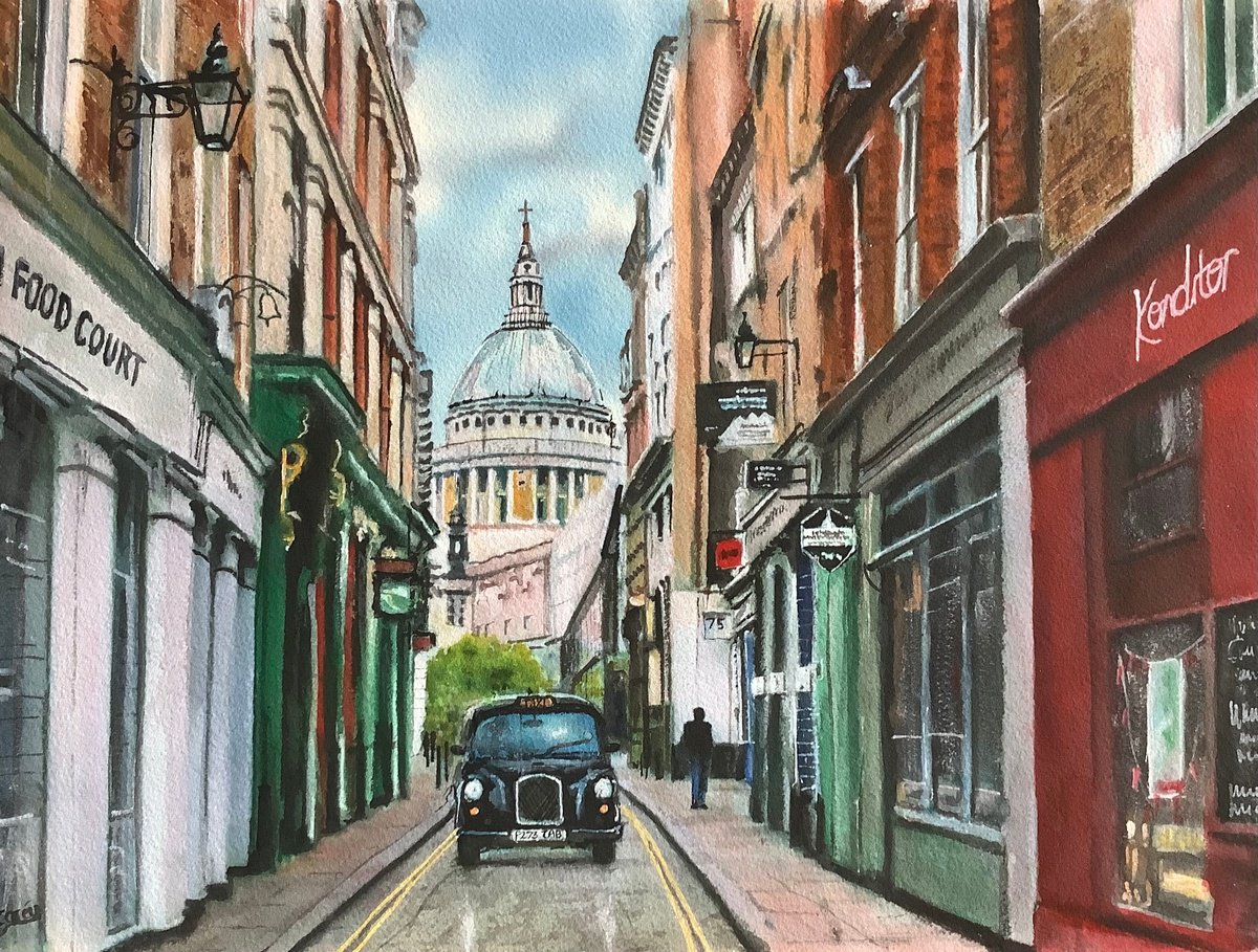 Photorealistic Watercolour , St Paul