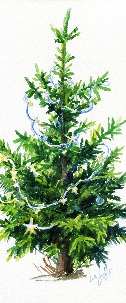 Christmas tree by SVITLANA LAGUTINA