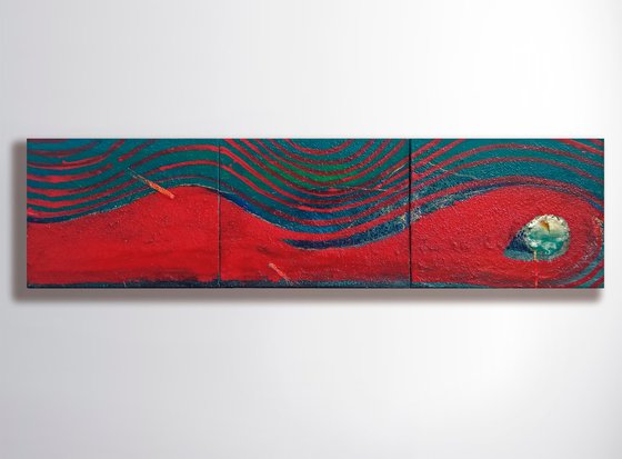 "The moon" polyptych
