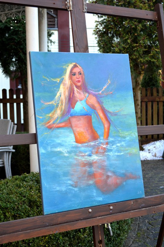 Gold & Azure: The Sea Breath