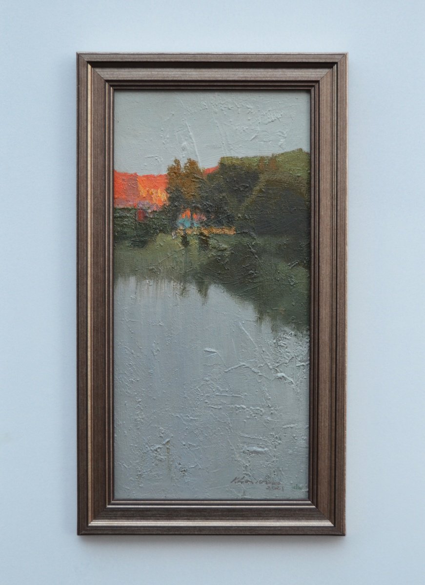 Autumn Silence By Vytautas Laisonas, 9 X 17, Artwork For Sale On Artfinder