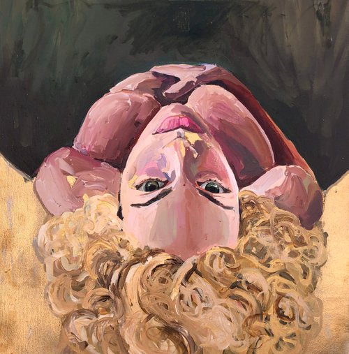 Acrylic on Canvas Nude 7 by Ga Ga