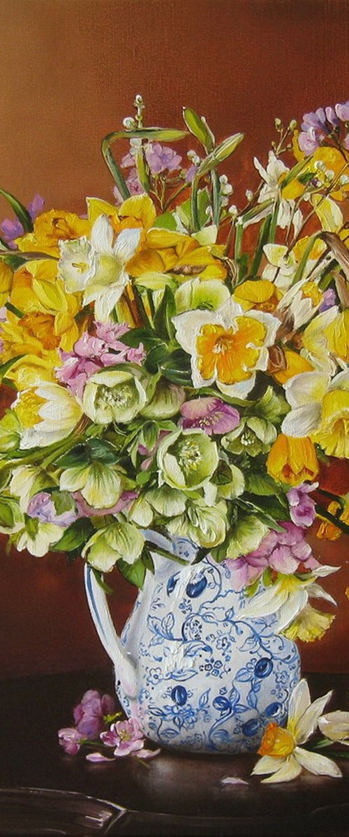 Daffodils and Spring Flowers by Natalia Shaykina